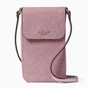 Brand new Kate spade crossbody 🌷pink glitter 💖
